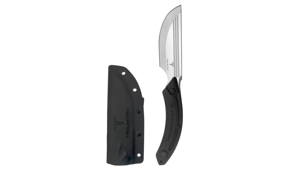 Takumitak Hunter Fixed Blade Knife, 4.5in, D2, Straight Back, G10 Handle, Silver, TKF207SL