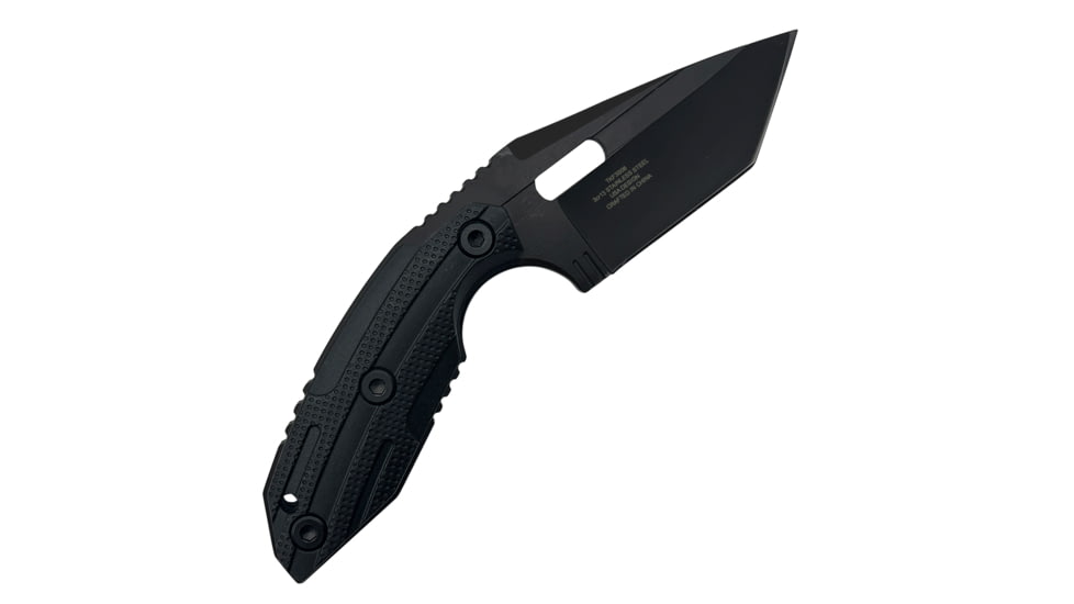 Takumitak Muted Fixed Blade Knife, 3 in Blade , 3cr13, Black, TKF3S06