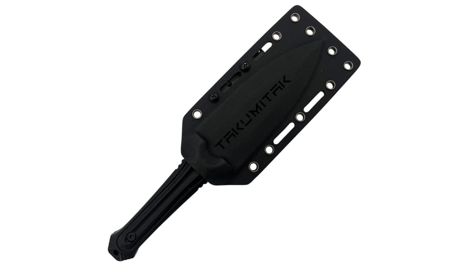 Takumitak Sentinel Fixed Blade Knife, 5.5in, D2, Spear Point, G10 Handle, Black, TKF203BK