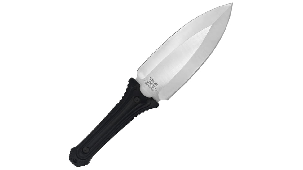 Takumitak Sentinel Fixed Blade Knife, 5.5in, D2, Spear Point, G10 Handle, Silver, TKF203SL