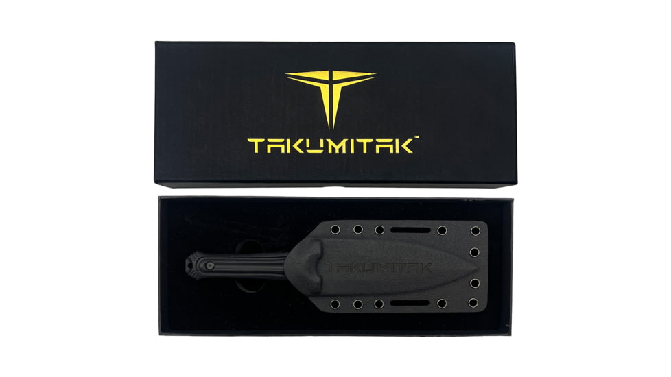 Takumitak Sentinel Fixed Blade Knife, 5.5in, D2, Spear Point, G10 Handle, Silver, TKF203SL