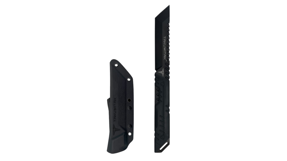 Takumitak Solution Fixed Blade Knife, 5.75in, D2, Tanto, G10 Handle, Black, TKF216BK