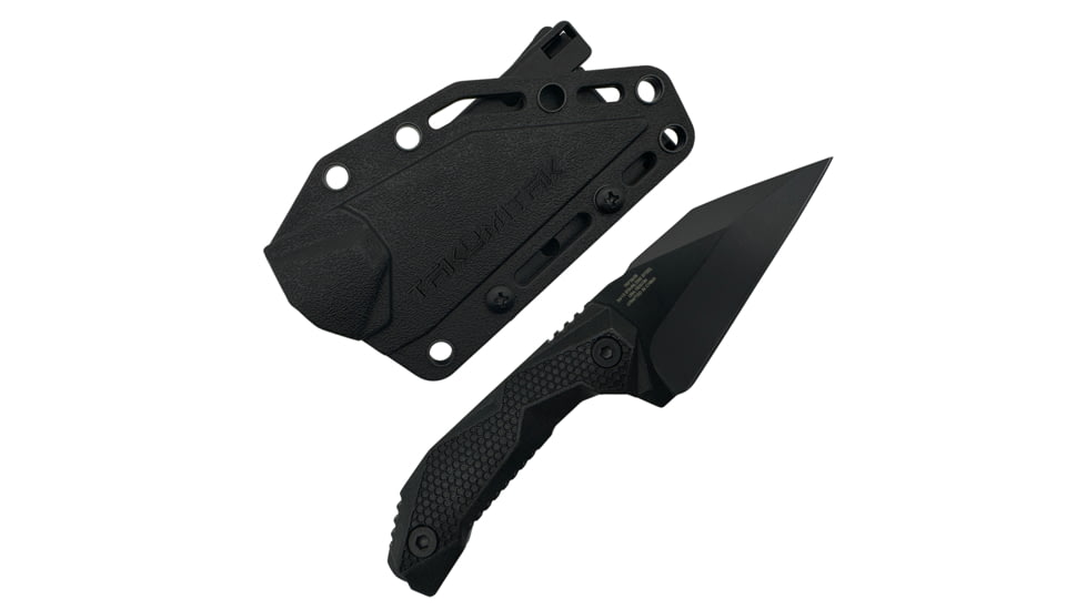 Takumitak Sparky Fixed Blade Knife, 2.9 in Blade , 3cr13, Black, TKF3S09