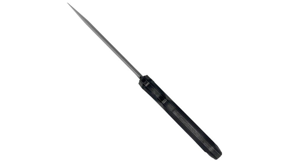 Takumitak Unhinged Fixed Blade Knife, 5in, D2, Drop Point Recurve, G10 Handle, Black Stonewash, TKF209SW