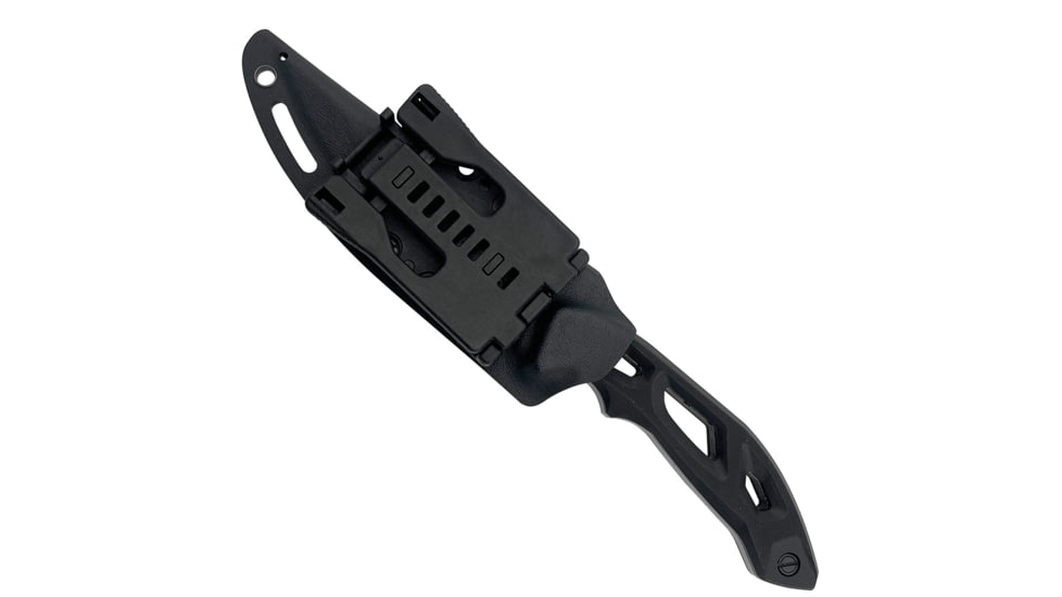 Takumitak Unhinged Fixed Blade Knife, 5in, D2, Drop Point Recurve, G10 Handle, Black Stonewash, TKF209SW
