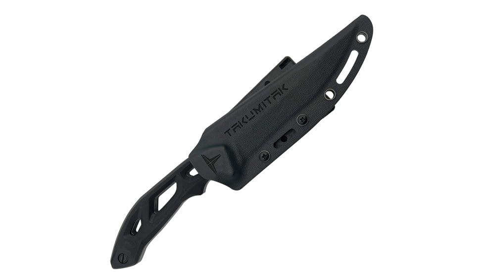 Takumitak Unhinged Fixed Blade Knife, 5in, D2, Drop Point Recurve, G10 Handle, Silver, TKF209SL