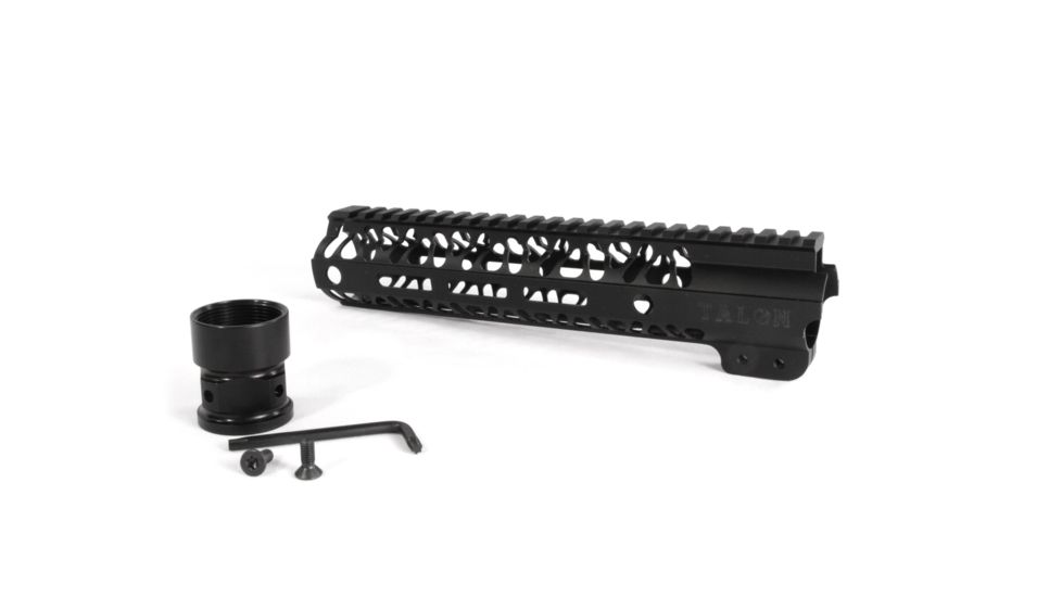 Talon Armament AR-15 STF 10in Free Float Rail Handguard w/M-Lok, Hardcoat Anodized, Black, TAC-STF-ST-10BL
