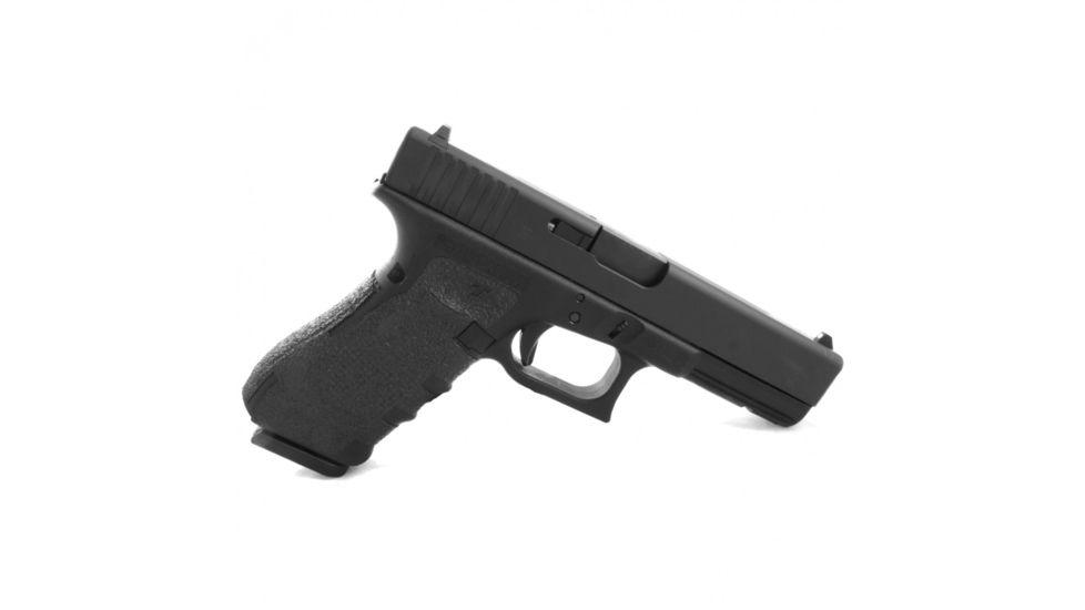 Fits Glock Gen4 17, 22, 24, 31, 34, 35, 37 w/No Backstrap, Black, Rubber
