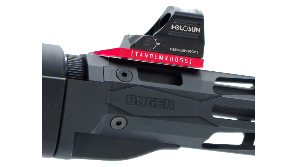 TANDEMKROSS Shadow Mount V2.0 For Ruger PC Carbine, Red, TK28N0378RED1
