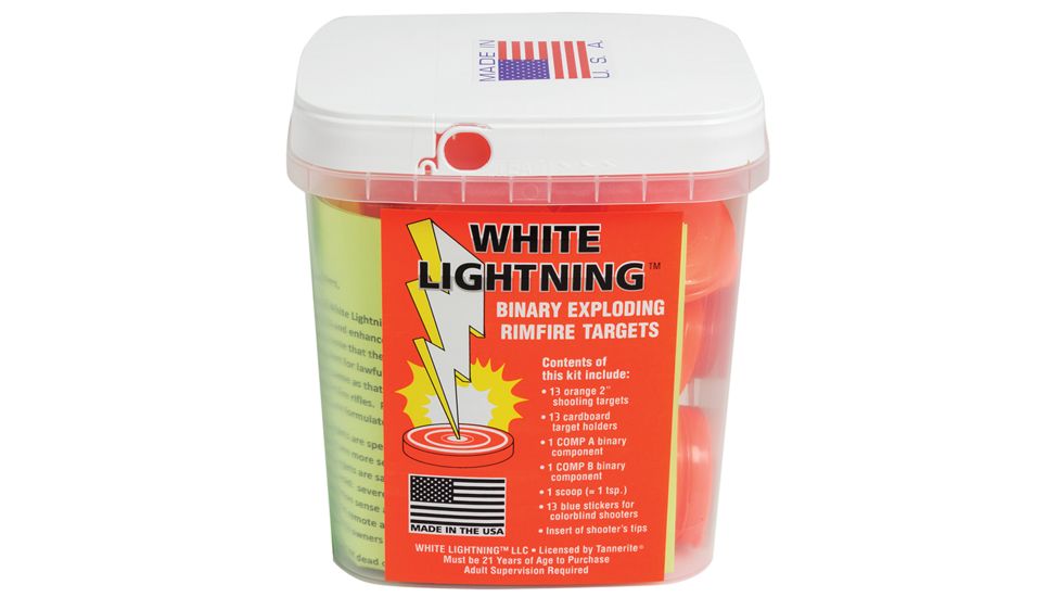 Tannerite WL White Lightning .22 Rimfire Exploding Targets 13 Pack/6Case
