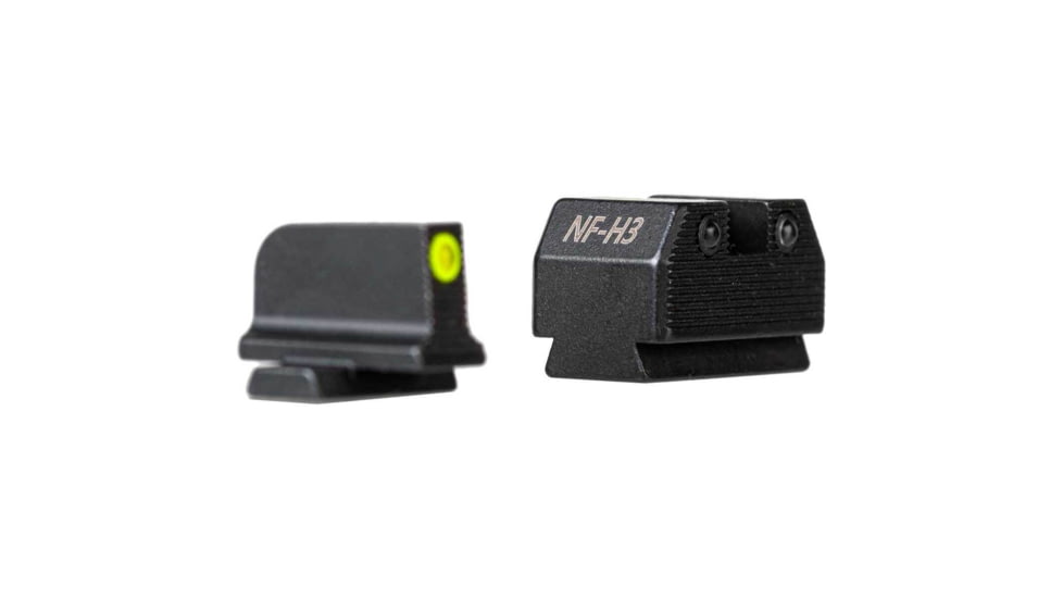 Tapco OH P-Series Suppressor Height Tritium Pistol Night Sight, Sig Sauer P Series Pistols, Green Rear Sight, Tritium Green  Front Sight, Black, TAP22041