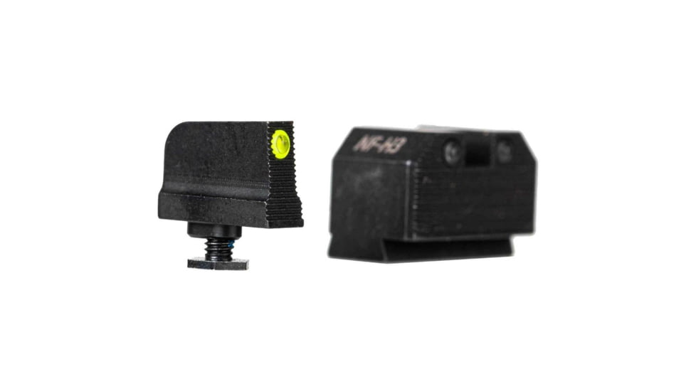 Tapco OH Tritium Pistol Night Sight, Glock MOS, Tritium Green Front Sight, Black, TAP22039