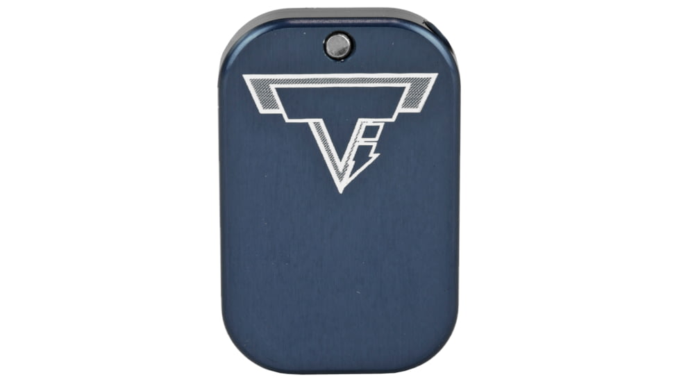 Taran Tactical Innovations Base Pad For Glock +0, 9/40 Double Stack, Titanium Blue Finish