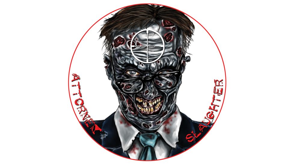 TargDots Attorney Slaughter Zombie Dots Practice Targets, Pack of 10 4026301
