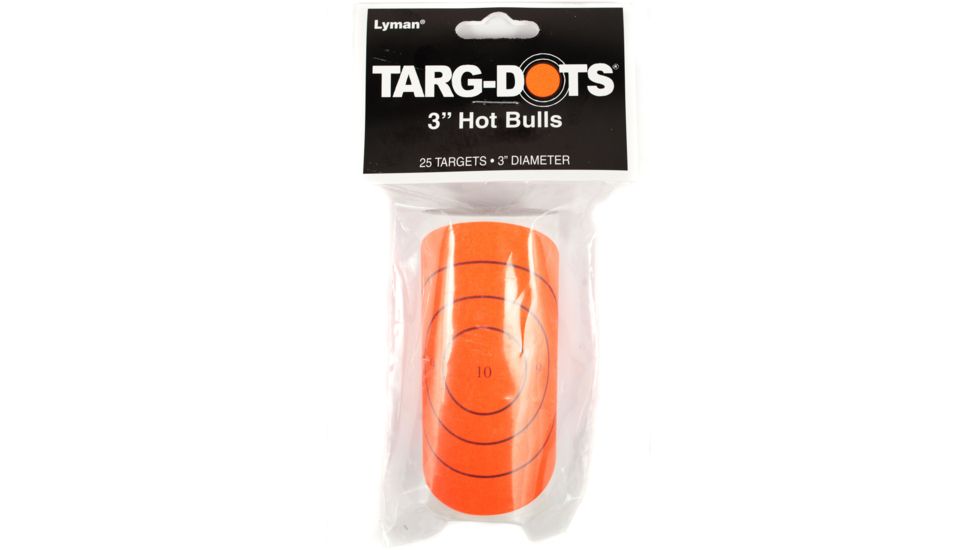 Lyman Instant Targets Hot Bull's Eye 3 25 Pack 4026950