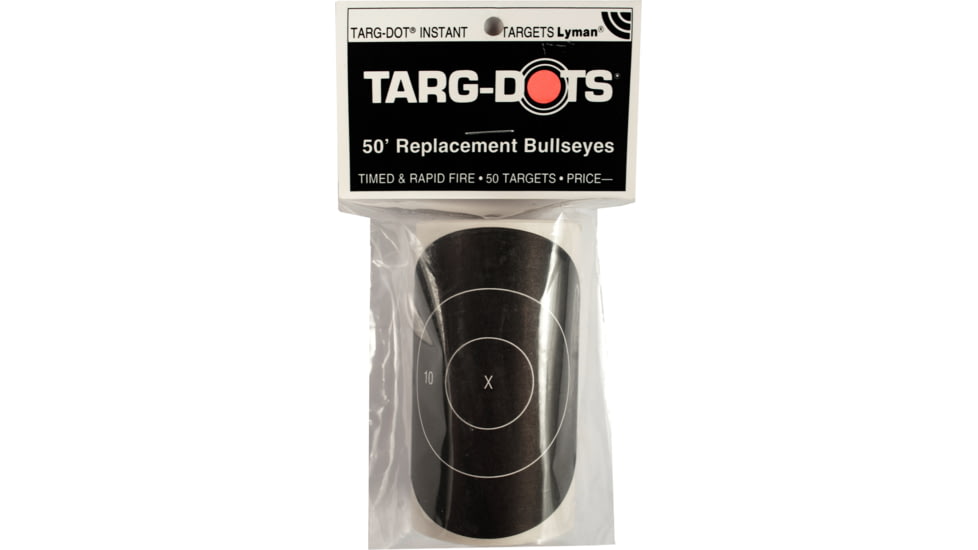 TargDots Instant Targets Rapid Fire Bull's Eye 3 50 Pack 4026901
