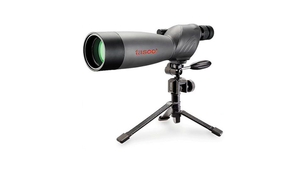 Tasco World Class 20-60x60 Straight Spotting Scope, Matte w/Tripod, Factory DEMO