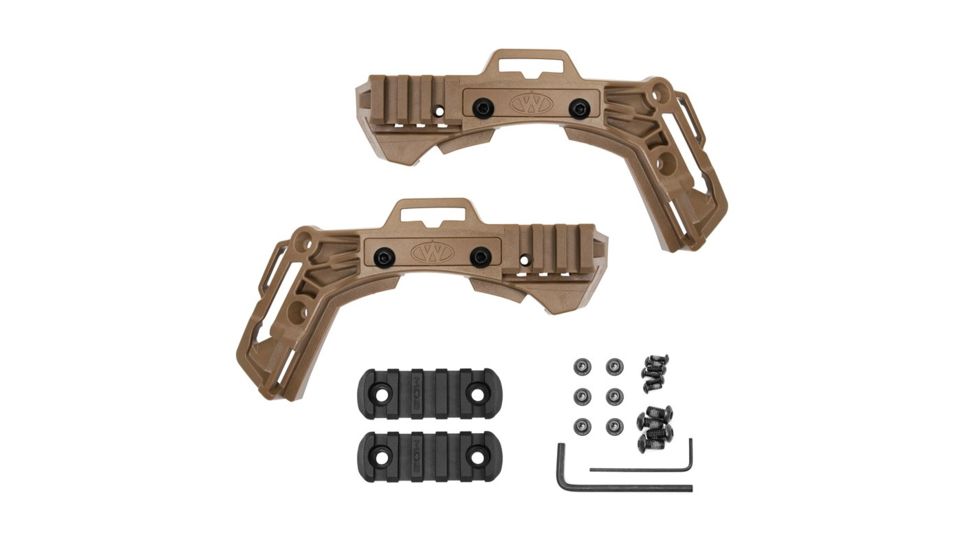 Team Wendy EXFIL Carbon/LTP Rail 3.0 Retrofit Kit, Coyote Brown, 70-RRK-C3-CB