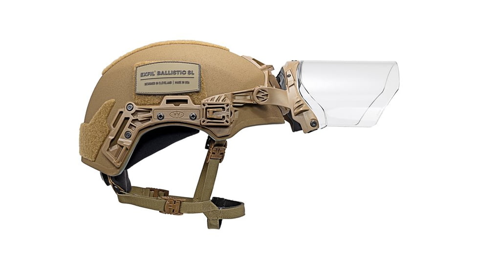 Team Wendy EXFIL Face Shield, Coyote Brown, Medium/Large, 76-VRT-CB1