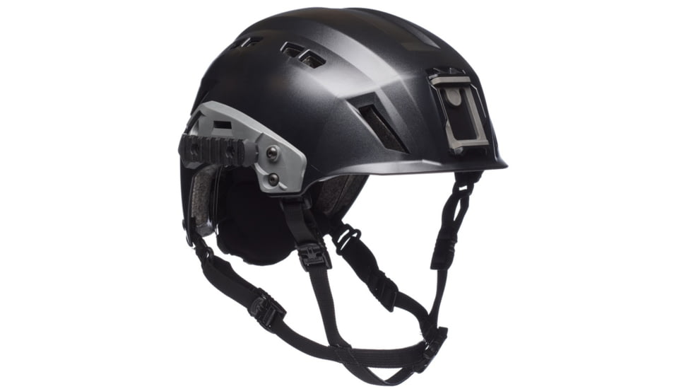 Team Wendy EXFIL SAR Tactical Helmet w/ Rails and Goggle Posts, Black, One Size, 81R-BK-F