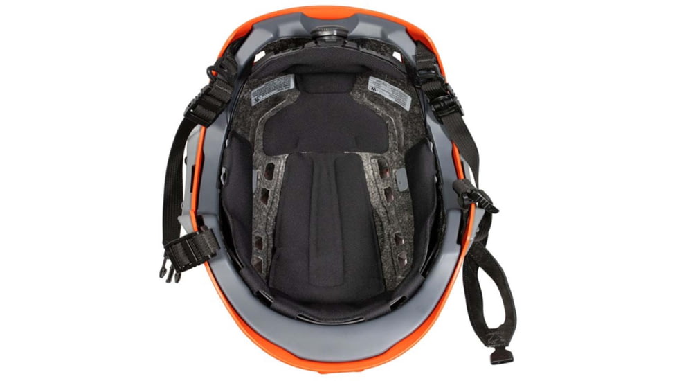 Team Wendy EXFIL SAR Tactical Helmet w/ Rails and Goggle Posts, Orange, One Size, 81R-OR-F