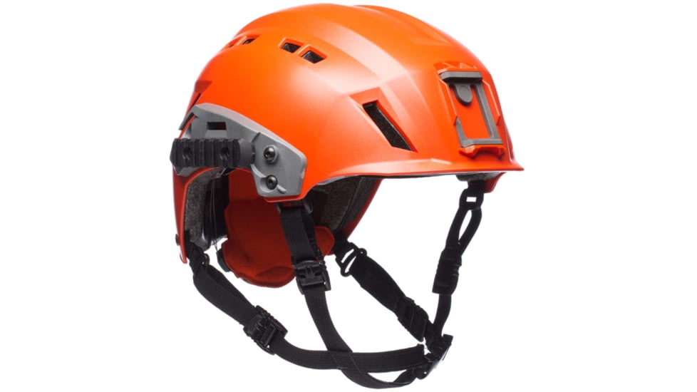 Team Wendy EXFIL SAR Tactical Helmet w/ Rails and Goggle Posts, Orange, One Size, 81R-OR-F