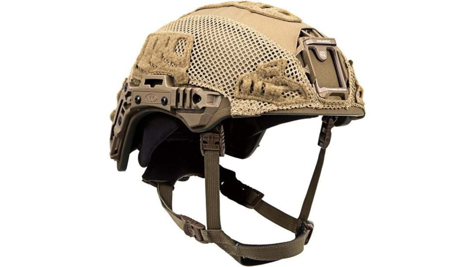 Team Wendy Helmet Cover for EXFIL Ballistics w/ Rail 3.0, Coyote Brown, Medium/Large, 76-MHC3-CB-1