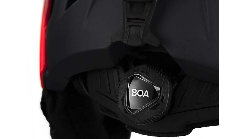 Team Wendy M-216 Backcountry Ski Helmet w/ Princeton Tec Switch Rail Light, Red/Gray, Small/Medium, 83-1RDGY-SR