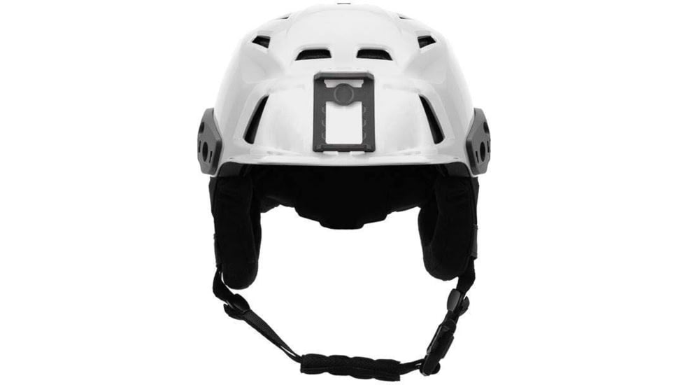 Team Wendy M-216 Backcountry Ski Helmet w/ Princeton Tec Switch Rail Light, White/Gray, Small/Medium, 83-1WHGY-SR