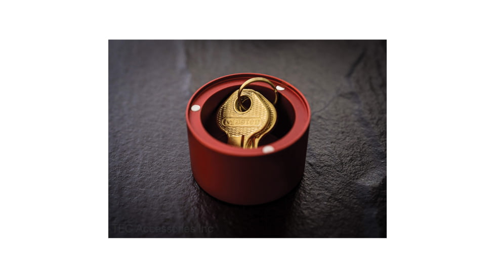 TEC Accessories Min-E-Vault Container Red