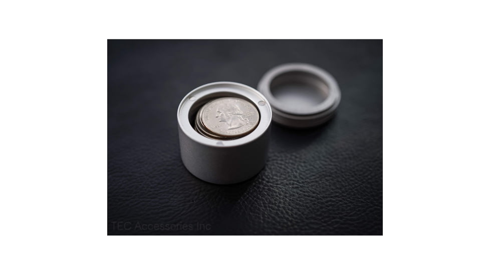 TEC Accessories Min-E-Vault Container Silver