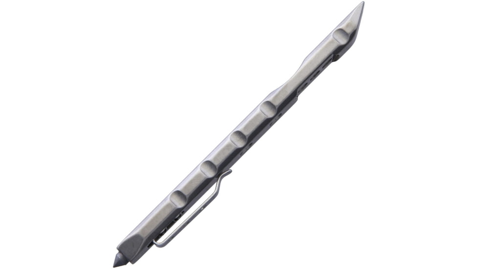 TEC Accessories Ti-Pry Tiium Pry Bar with Multi-Functional Tool, 4.13in Overall, Pry Bar L Glass Breaker L Screwdriver Tip L Pocket Clip, Box/Package Opener L Scraper L Scribe, KT-TP-PE-001
