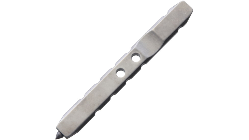 TEC Accessories Ti-Pry Tiium Pry Bar with Multi-Functional Tool, 4.13in Overall, Pry Bar L Glass Breaker L Screwdriver Tip L Pocket Clip, Box/Package Opener L Scraper L Scribe, KT-TP-PE-001