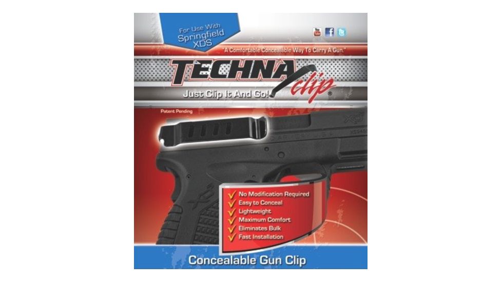 Techna Clips Techna Clip Handgun Retention Clip Springfield Xds Right
