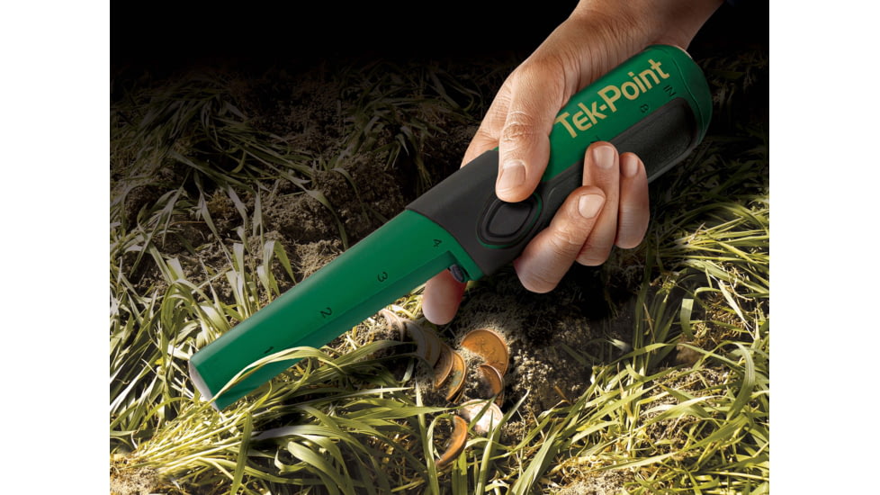Teknetics Tek-Point Waterproof Pinpointer, Green, TEK-POINT