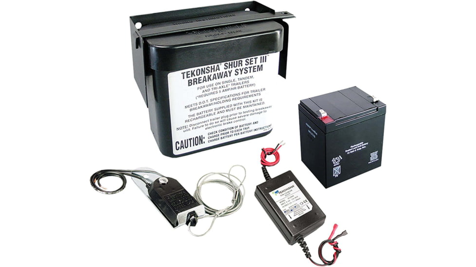 Tekonsha Shur Set III Lockable Breakaway Kit With Charger And Breakaway Switch, 20020