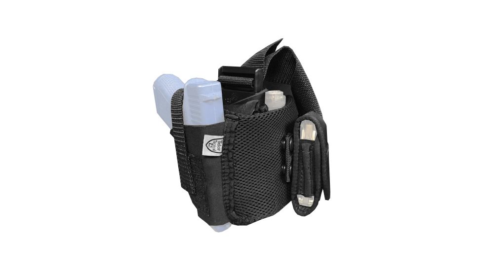 Telor Tactical Comfort Air Go-Band Holster, Black, Medium / 29-32, TTGB-20010