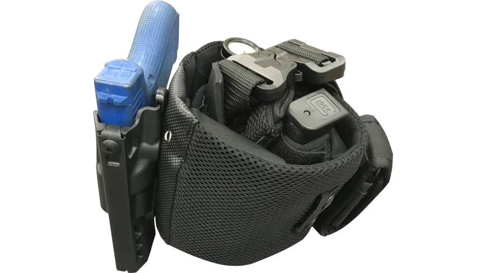 Telor Tactical Comfort-Air GoBand Plus Holster w/Cobra Buckles,LH,XL,Black, TTGB-31013-LF