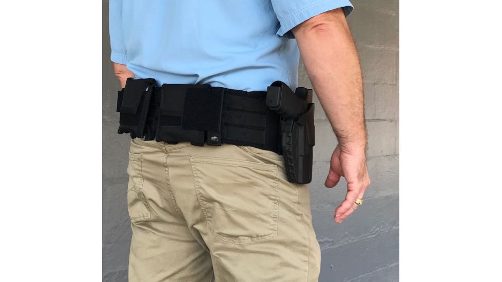 Telor Tactical Comfort-Air GoBand Plus Holster w/Cobra Buckles,LH,XL,Black, TTGB-31013-LF