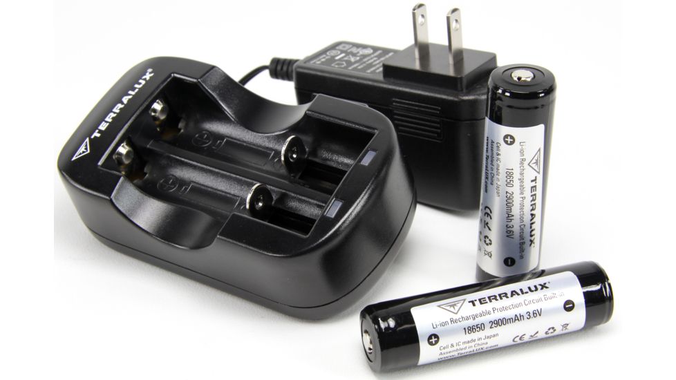 Lightstar Battery and Charger Kit, Black TLC-18650-KIT