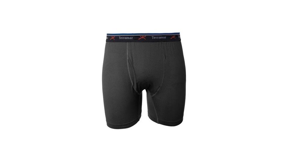 Terramar Pioner Boxer Brief Mens Blk Lg W-8097-019 LG