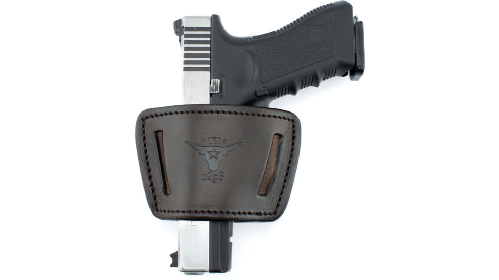 Texas 1836 Inside The Waist 2 In 1 Holster, Ambidextrous Hand, Large Size Glocks/Springfield Armory XDs/Taurus Mills/24/7s /HKs /SIGs, With No Attachment, Brown, TX-IWH-004