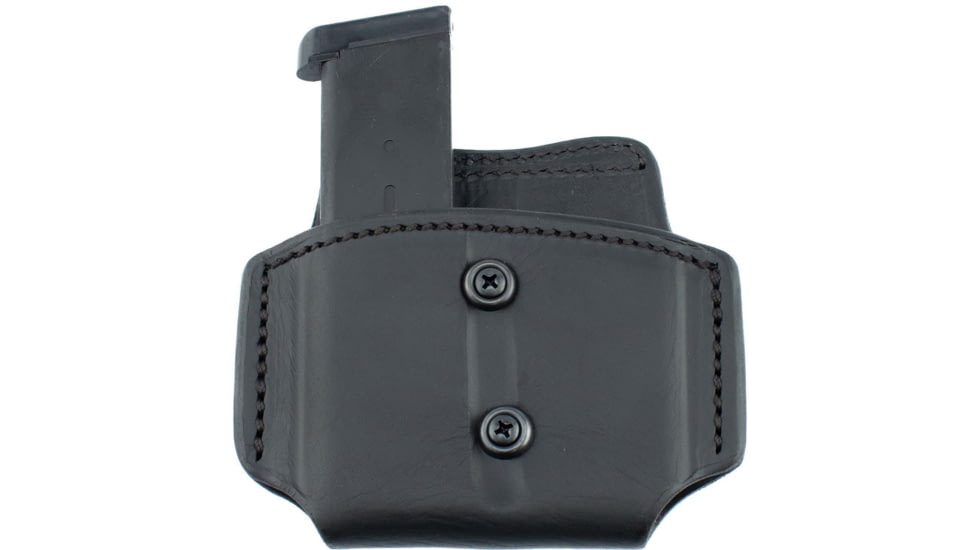 Texas 1836 Partner Double Magazine Carrier, Most .45 Single Stack, Ambidextrous, Brown, TX-PART-DOUMAG-001