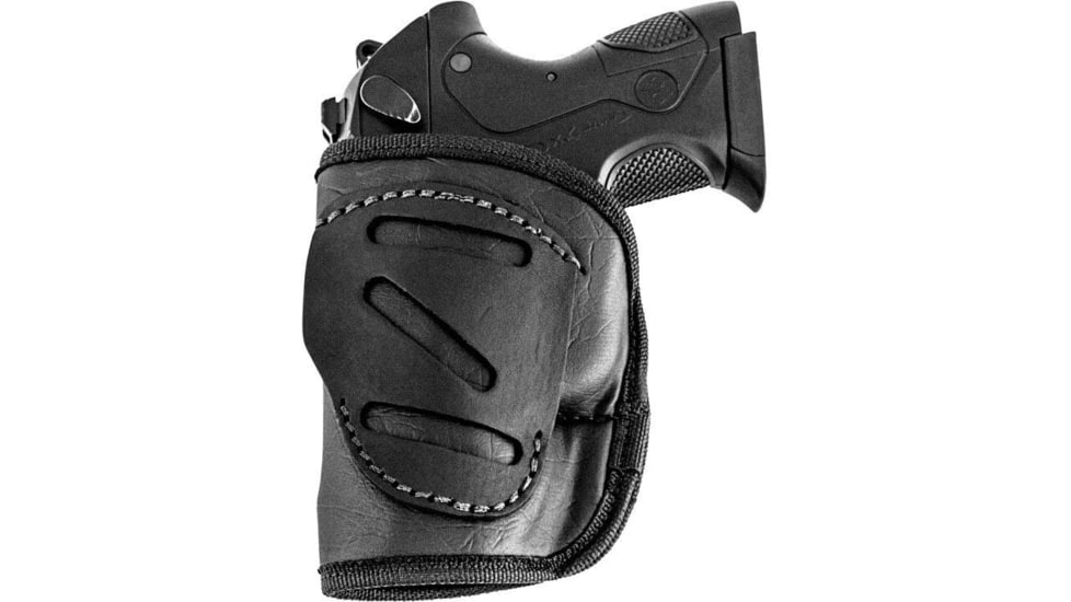 Texas 1836 The Weightless - 4 In 1 Open Top IWB Holster, Right Hand, Smith &amp; Wesson M&amp;P Shield, Glock 26, Springfield Armory XD Compact, With No Attachment, Black, TWHS-H4-330