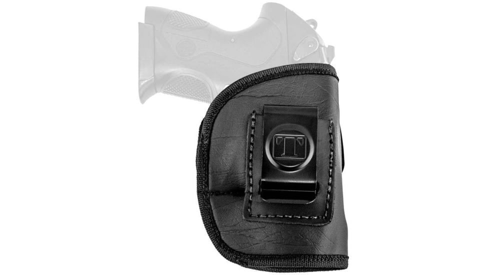 Texas 1836 The Weightless - 4 In 1 Open Top IWB Holster, Right Hand, Smith &amp; Wesson M&amp;P Shield, Glock 26, Springfield Armory XD Compact, With No Attachment, Black, TWHS-H4-330