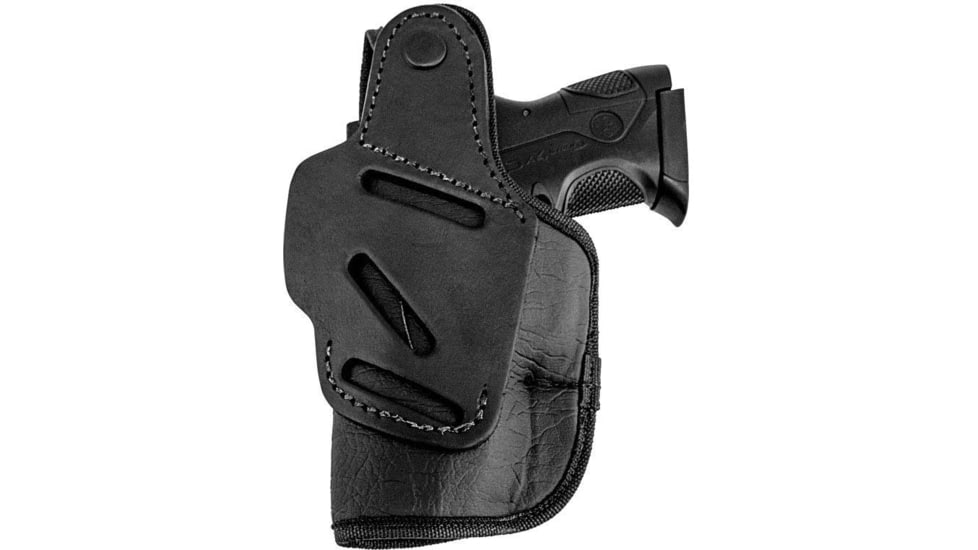 Texas 1836 The Weightless - 4 In 1 Thumb Release IWB Holster, Left Hand, Smith &amp; Wesson M&amp;P Shield, Glock 26, Springfield Armory XD Compact, With No Attachment, Black, TWHS-HR4-331