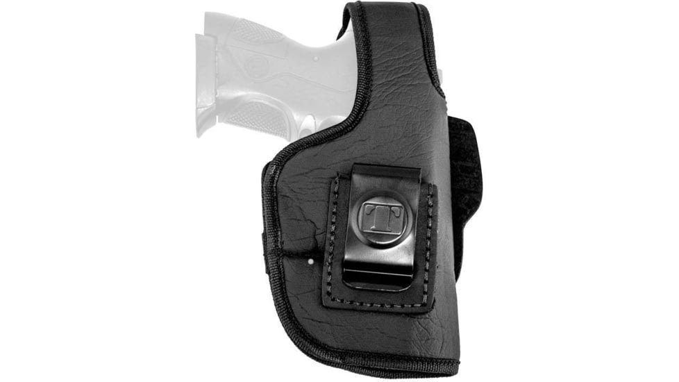 Texas 1836 The Weightless - 4 In 1 Thumb Release IWB Holster, Left Hand, Smith &amp; Wesson M&amp;P Shield, Glock 26, Springfield Armory XD Compact, With No Attachment, Black, TWHS-HR4-331