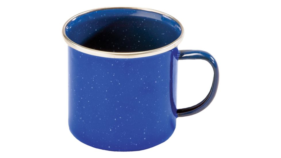 Texsport Enamelware Mug, 12.00 oz, Steel, Royal Blue 14568TEX
