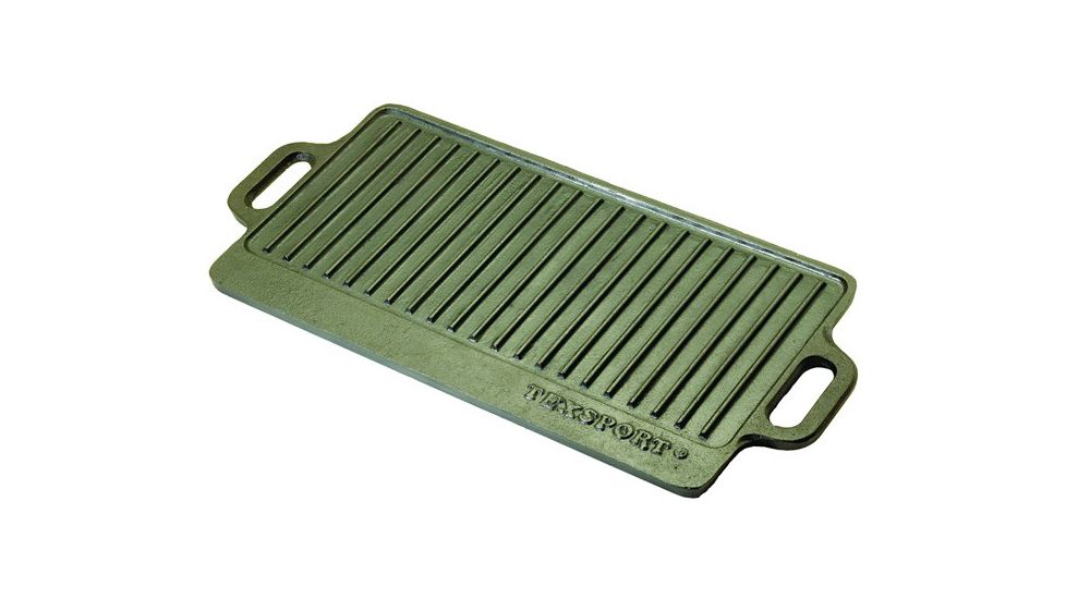 Texsport Griddle, Cast Iron, Pre-Seasoned 14002TEX