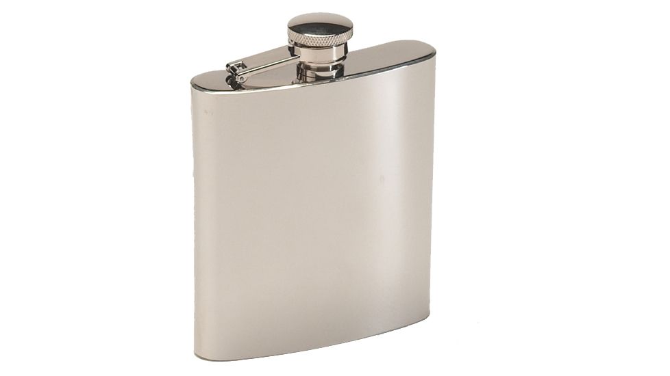 Texsport Stainless Steel Hip Flask, 8 oz. TX13405